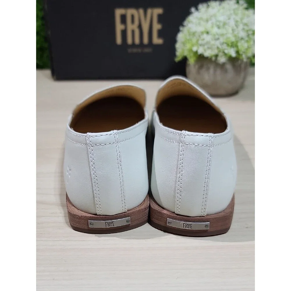 Frye Claire Venetian White Loafers - US Women's 7.5 NEW